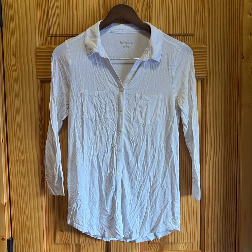 White medium Merona shirt